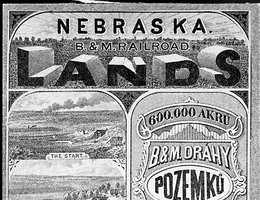 Advertisements like this one influenced Czechs to come to Nebraska