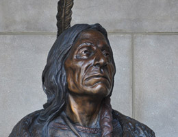 Red Cloud Bust by Jim Brothers